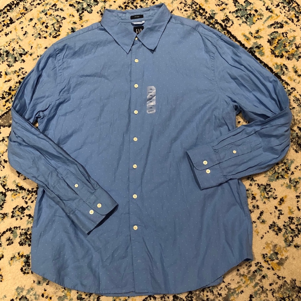 GAP Fitted XXL Men's Dress Shirt. Classic Fit